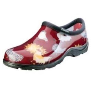 Sloggers Women waterproof Chickens Barn Red shoes